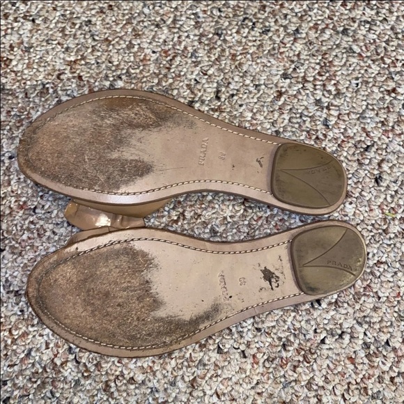 Nude Prada sandals - Picture 4 of 6